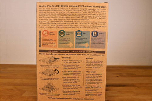 If you Care Non Stick Parchment Paper Roasting Bag - plastic free - from the Steenbergs UK online shop for eco cooking products.