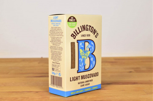Billingtons Light Muscovado natural unrefined cane sugar from the Steenbergs UKonline shop for baking ingredients.