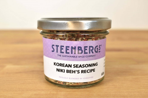 Niki's Korean Spice Blend, blended by Steenbergs, and available at the Steenbergs UK online shop for asian spice blends.