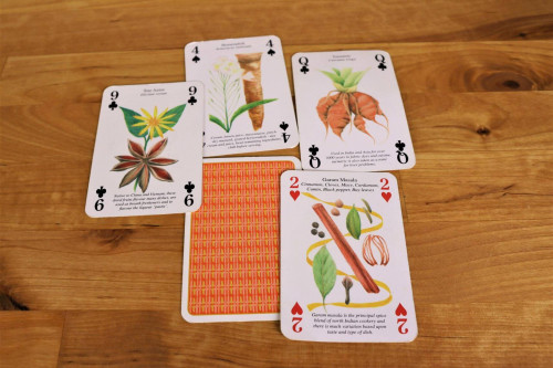 The Famous Spices Playing Cards from the Steenbergs UK online shop for nature Illustrated playing cards.