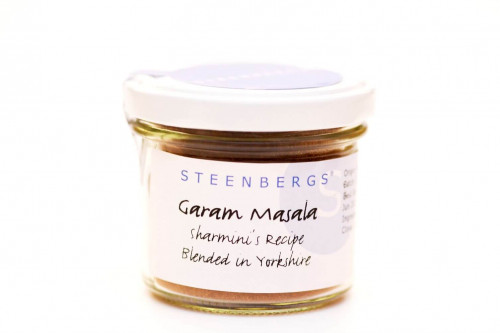 Sharmini's Garam Masala available from Steenbergs UK online shop.