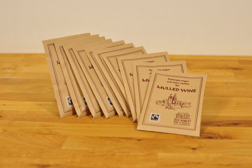 Old Hamlet Fairtrade Mulled Wine Spice Mix - 10 Single Serve Envelopes - from the Steenbergs and Old Hamlet UK online shop for mulled wine spices.