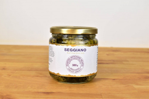 Seggiano roasted artichoke hearts from the Steenbergs UK online shop for Italian food and vegan food.