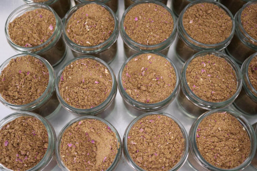 Sumayya Usmani's Pakistani style garam masala being blended in the Steenbergs spice factory in North Yorkshire, UK.