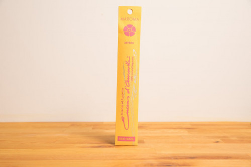 Fair Trade Maroma Myrrh Incense Sticks x 10 from the Steenbergs UK ethical shop.