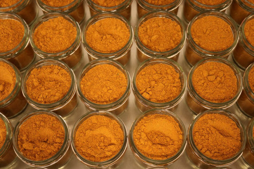 Steenbergs Organic Chermoula Spice Blend, blended and packed at the Steenbergs spice factory in North Yorkshire, UK.
