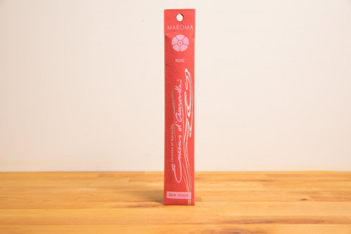 Maroma Fairtrade Rose Incense Sticks x 10 from the Steenbergs UK online eco friendly shop.