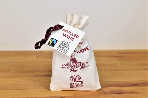 Old Hamlet Fairtrade Sugar and Spice Sachets for Mulling Wine from the Steenbergs and Old Hamlet UK online shop for Fairtrade spice mixes.