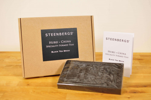 Steenbergs Black Tea Brick box, great tea gift for tea conisseurs, from the Steenbergs UK  online shop for tea gifts.