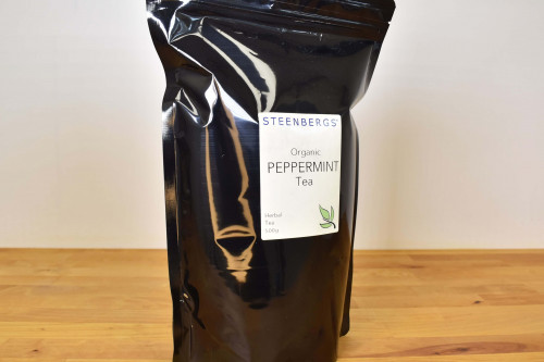 Steenbergs Organic Peppermint Herbal Tea in 500g bag.