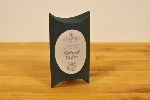 Old Hamlet Spiced Cider Pouchettes - Black Pillow Pack - from the Steenbergs UK online shop for spice mixes for drinks.