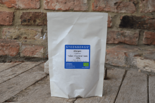 Steenbergs Organic Yellow Mustard Seed from the Steenbergs UK online spice shop for organic spices.