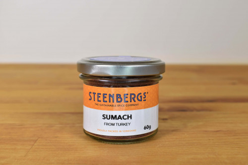 Steenbergs Sumac Ground in Glass Jar from the Steenbergs UK online specialist spice shop.