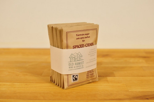 Old Hamlet Fairtrade Hot Spiced Cider Spice Mix - 10 Single Serve Envelopes from the Steenbergs UK online shop for spiced cider mixes.