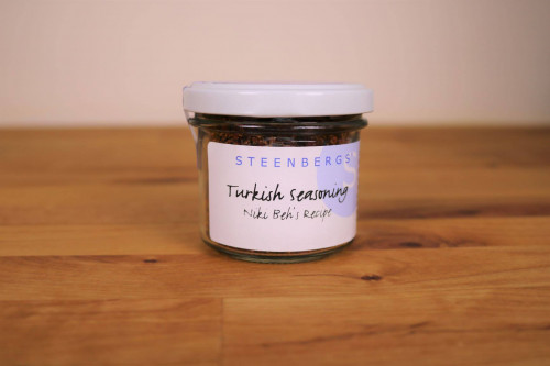Niki's Turkish Spice mix, blended in Yorkshire and available from  Steenbergs UK online spice shop.
