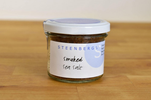 teenbergs Smoked salt packed at the Steenbergs UK spice factory in North Yorkshire.