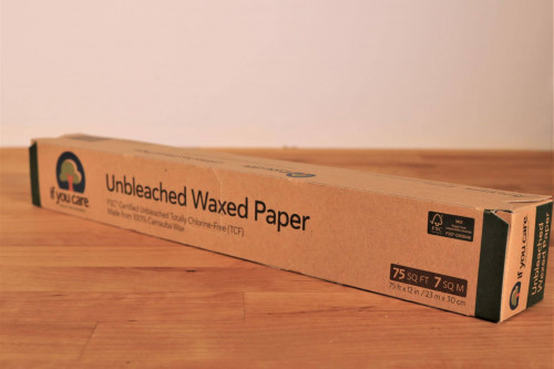If You Care Unbleached Wax Paper, sustainable and vegan from the Steenbergs UK online eco friendly baking supplies shop.