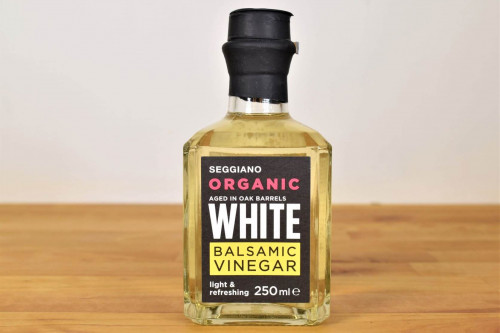 Seggiano Organic White Balsamic Vinegar from the Steenbergs UK online shop for vegan food.