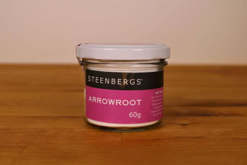 New look Steenbergs Arrowroot Powder in Glass Jar from the Steenbergs UK online shop for baking and cooking ingredients.