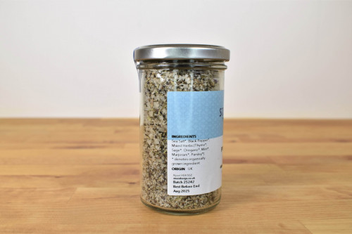 Steenbergs Organic Perfect Salt Blend, part of The Sustainable Spice Company's range, blended in the UK,