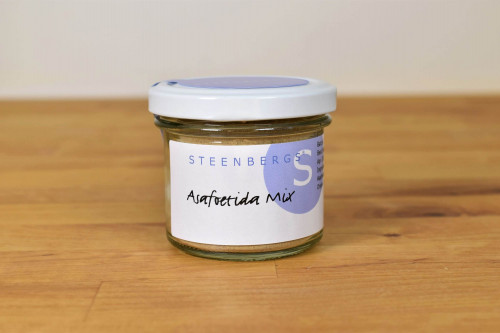 Steenbergs Asafoetida Spice in Glass Jar from the UK Steenbergs online spice shop.
