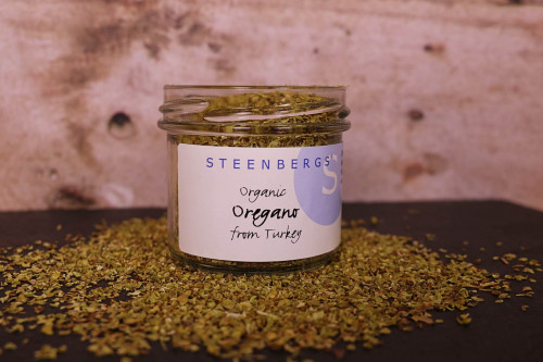 Buy Steenbergs Organic Oregano part of the UK range of organic and sustainable herbs and spices from Steenbergs.