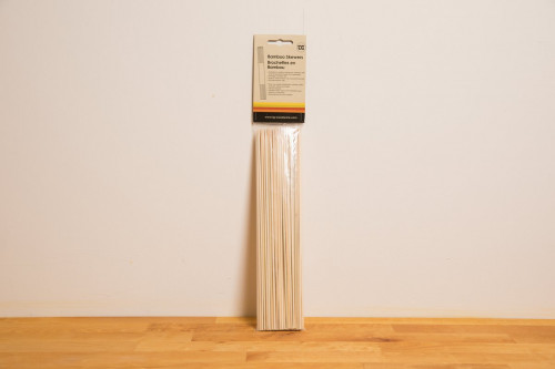 T G Woodware sustainable and reusable bamboo skewers from the Steenbergs UK online shop for sustainable cooking utensils.