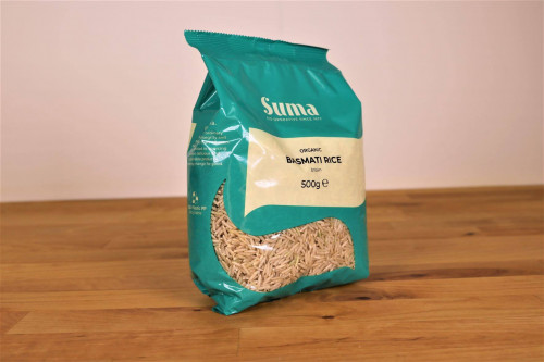 New look Suma Organic Brown Basmati Rice from the Steenbergs UK online shop for organic food and ingredients.
