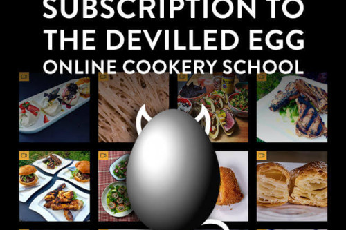 The Devilled Egg online cookery school year's subscription voucher