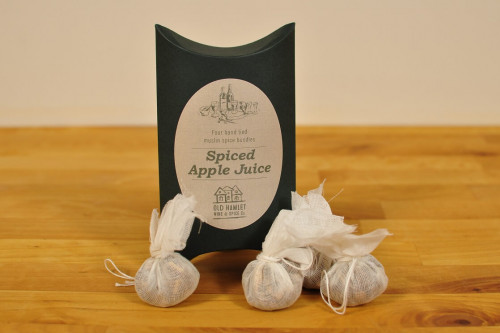 Old Hamlet Spiced Apple Juice Spice Mix Pouchettes - Black Pillow Pack - from the Steenbergs UK online shop for non alcoholic drink mixes.