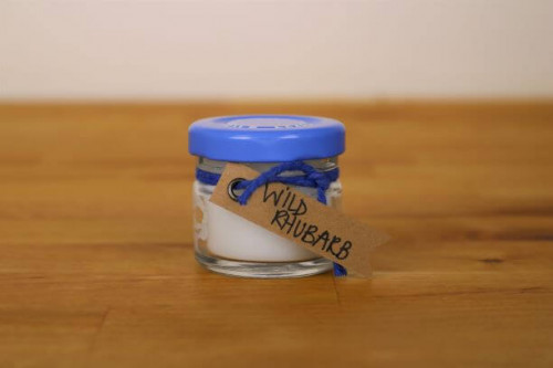 Wild Rhubarb Scented Candle from the Steenbergs UK online shop.