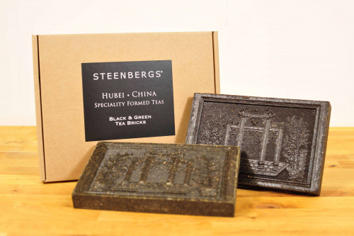 Steenbergs Box of Black and Green Tea Bricks, Great Tea Gift from the Steenbergs UK online shop for tea