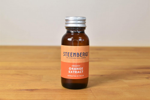 Steenbergs Organic Orange Extract from the Steenbergs UK online shop for organic baking ingredients and baking flavours.
