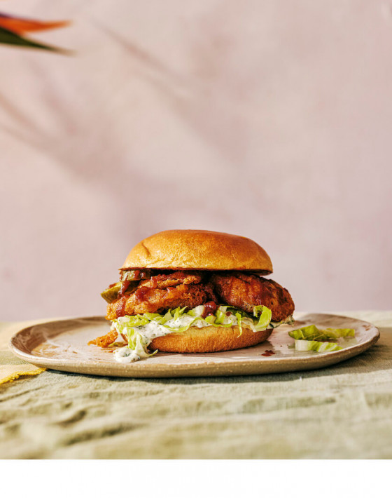 American-style 'Chicken' Pickle Sandwich recipe