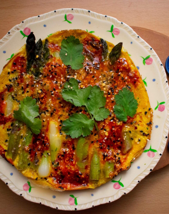 Niki's Korean Spring Onion Pancake (pajeon) Recipe