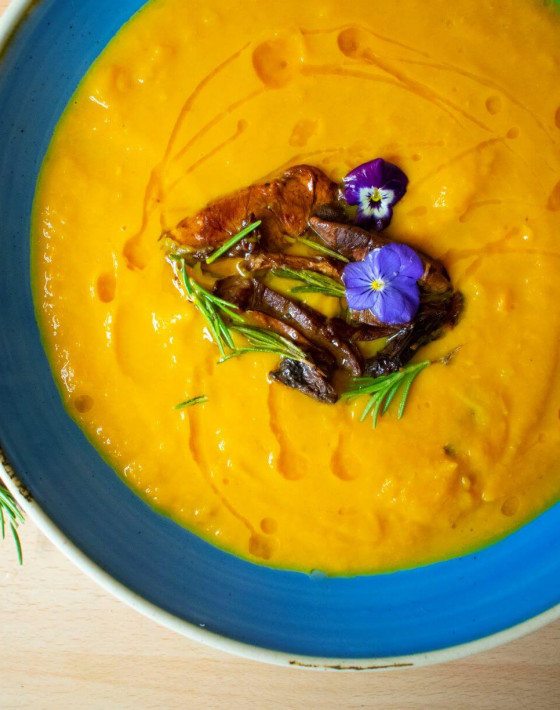 Porcini, Rosemary and Butternut Squash soup Recipe