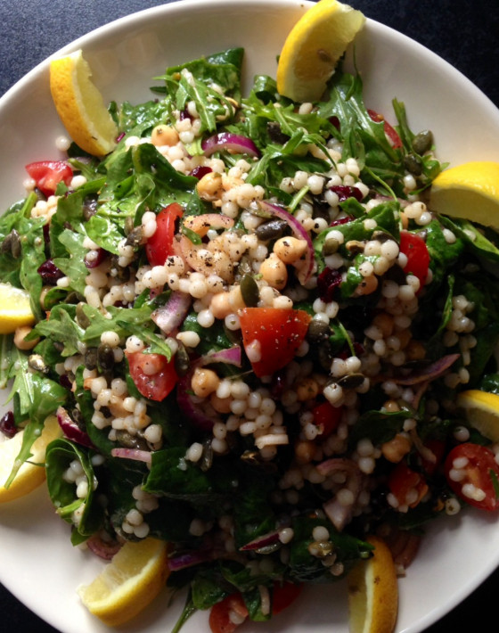 Giant Couscous and Chickpea salad recipe