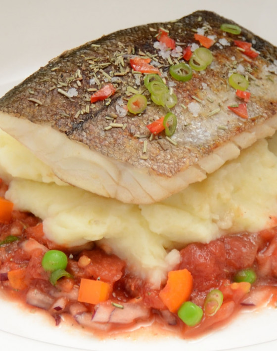 Mediterranean Haddock Recipe  with a tomato and smoked paprika stew