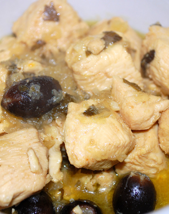 Chicken With Lemon And Olives Recipe