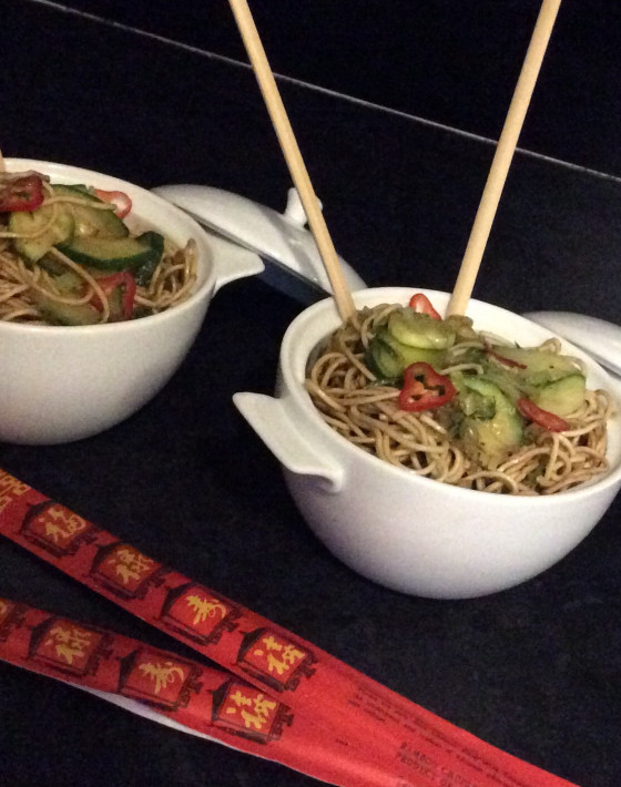 Vegetarian Chilli Noodle Pots Recipe