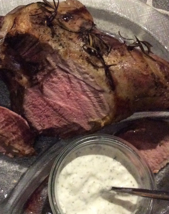 Barbecued Lamb With Mint Yoghurt Sauce Recipe