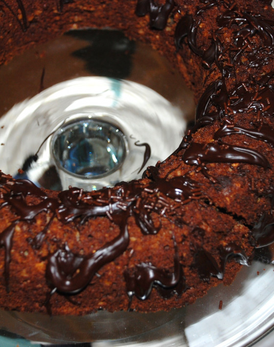 Chocolate Hazelnut Ring  Cake Recipe - gluten free