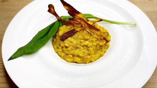 Curried Parsnip Pearl Barley Risotto Recipe