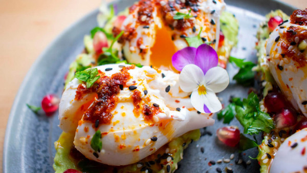 Turkish Style Poached Eggs