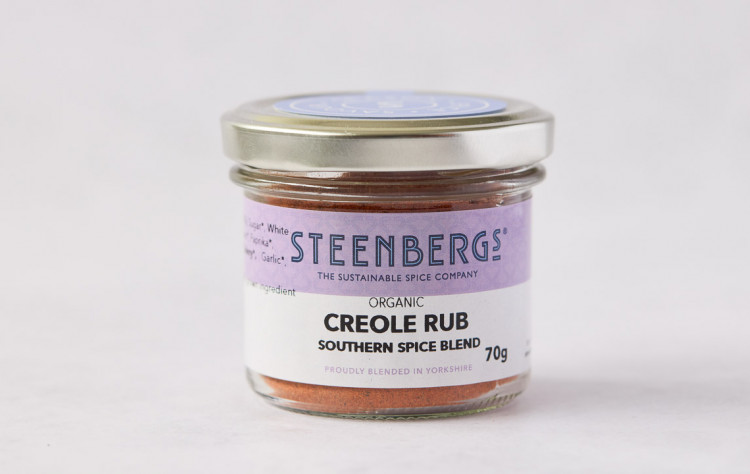 Organic Creole Rub Seasoning Standard Jar 70g Steenbergs