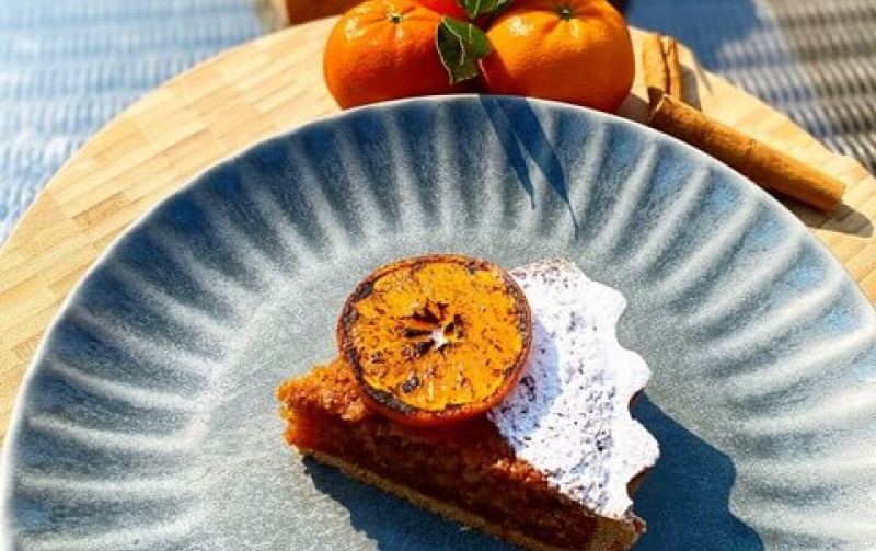 Speculoos & Clementine Treacle Tart