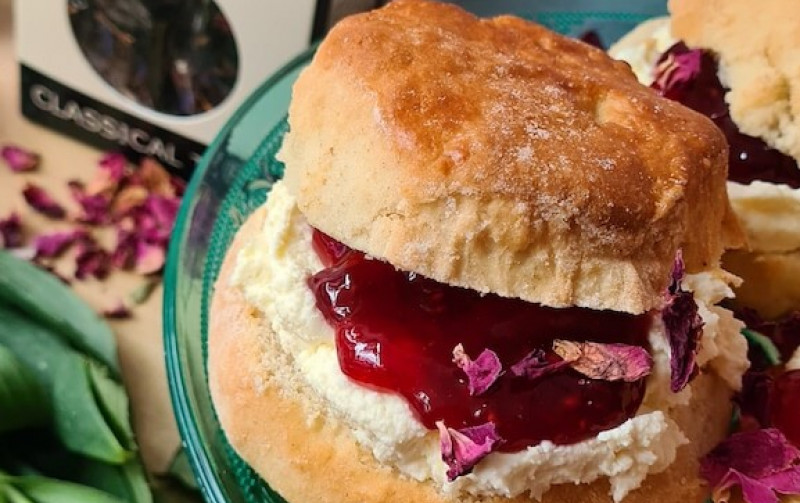 Fragrant, flavoursome raspberry and rose jam