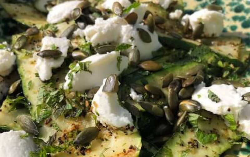 Courgette and ricotta salad Recipe