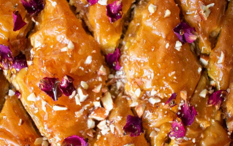 Almond and Orange Blossom Baklava recipe