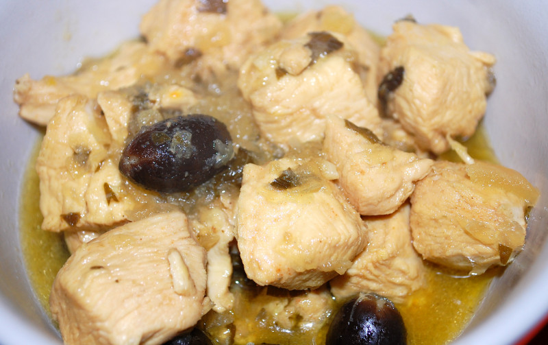 Chicken With Lemon And Olives Recipe